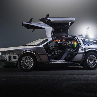 A futuristic car from the 1980s ... physicists seek to understand the Universe's underlying laws 